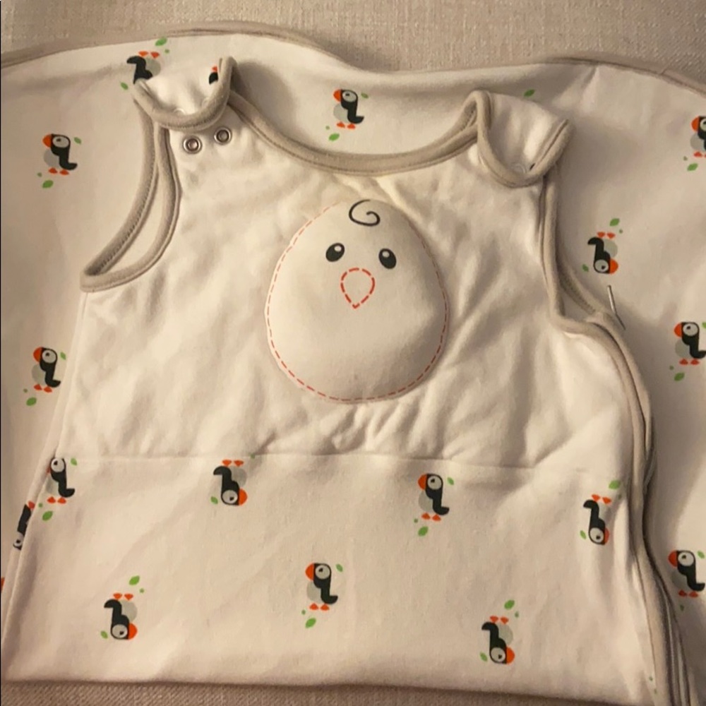 Nested bean zen sack classic medium puffins